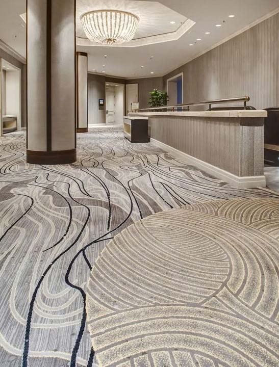 Ứng dụng của thảm Polyester trong các dự án